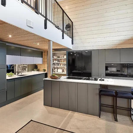 Log Modern Interior Holiday home Rovaniemi