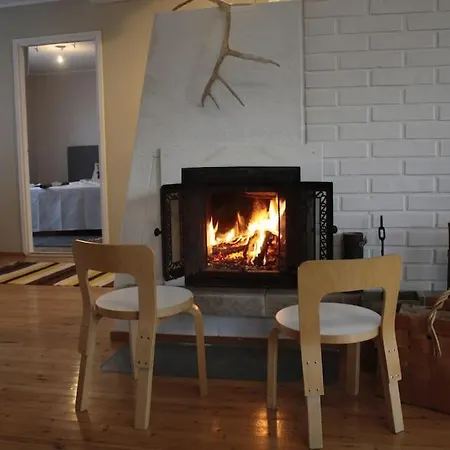 Apartment Authentic Wooden House By The River With An Igloo