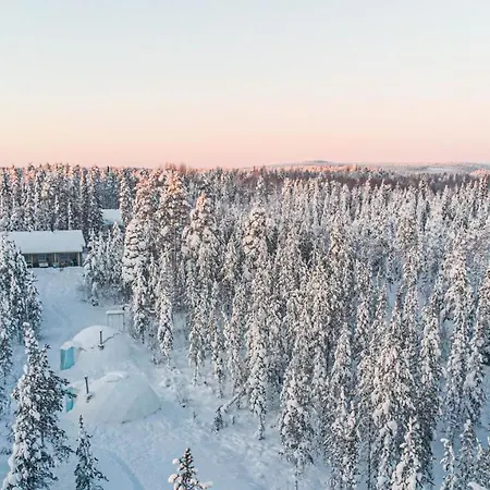 Aurora Igloo Fireplace-heated Tents In A Secret Forest With Private Jacuzzi And Shared Sauna Bathroom And Dog Friendly Rovaniemi