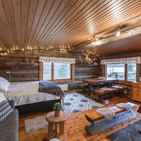 Lapland Northern Lights Cabin - Wooden Sauna Rovaniemi