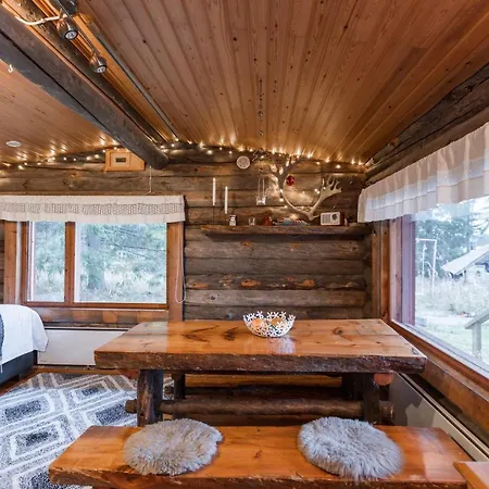 Apartment Lapland Northern Lights Cabin - Wooden Sauna *