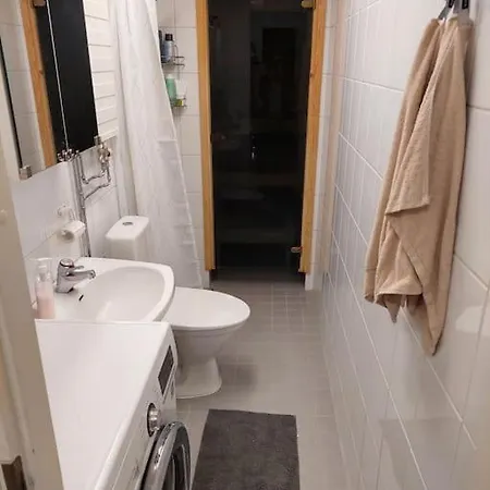 Floor Flat W. Sauna/balcony/free Parking *