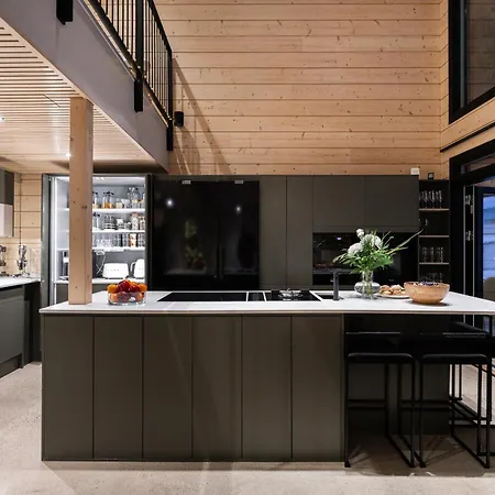 Log Modern Interior Holiday home Rovaniemi