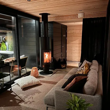 Log Modern Interior Holiday home Rovaniemi