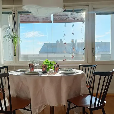 Apartment Scandinavian Art With Sauna