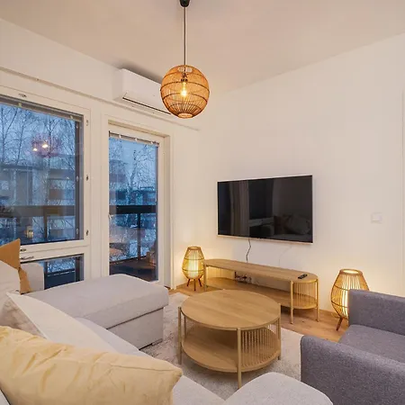 Compact 2bdr With Private Sauna Apartment