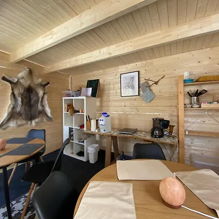 Luxury tent Aurora Igloo Fireplace-heated Tents In A Secret Forest With Private Jacuzzi And Shared Sauna Bathroom And Dog Friendly Rovaniemi